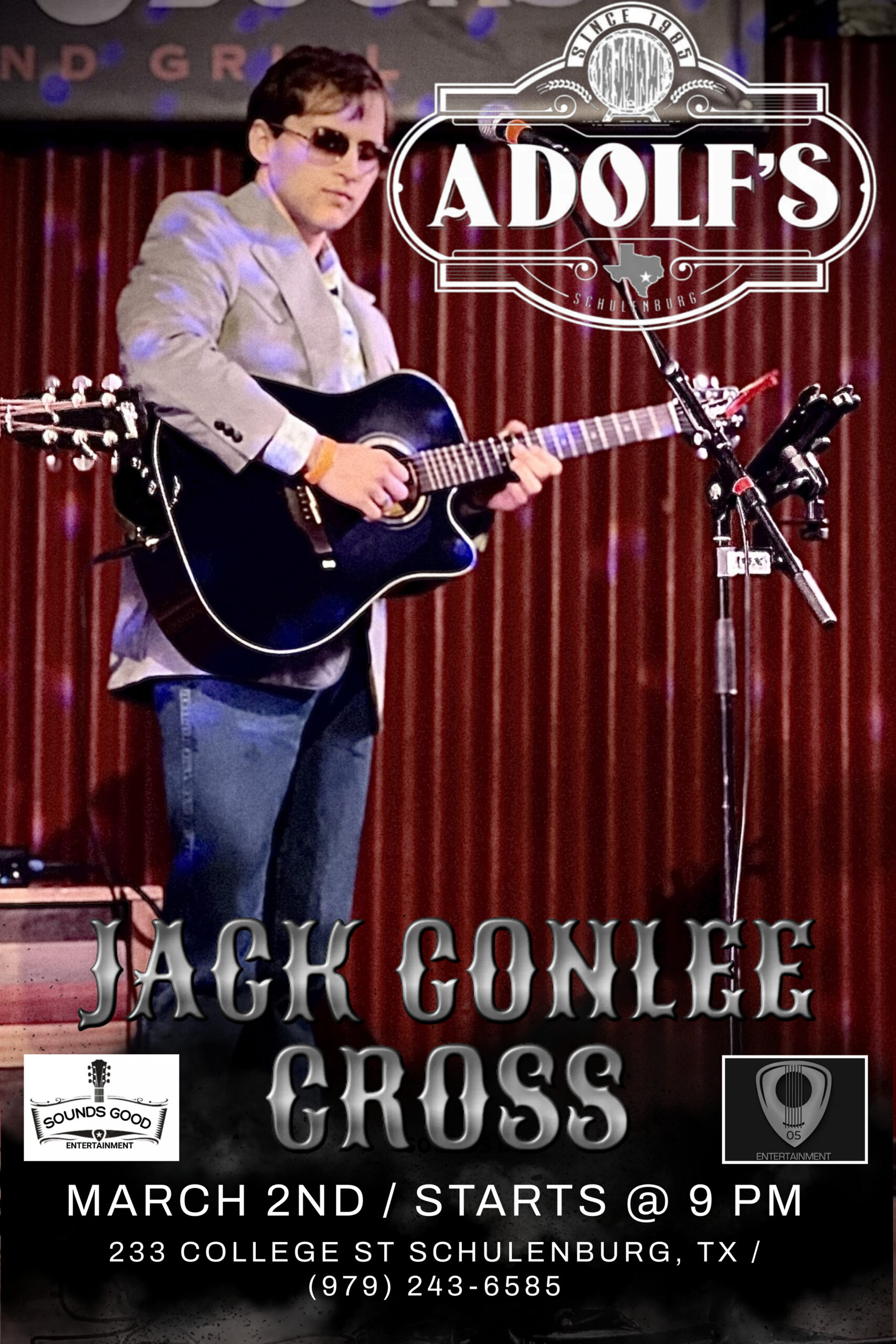 Jack Conlee Cross @ Adolf's