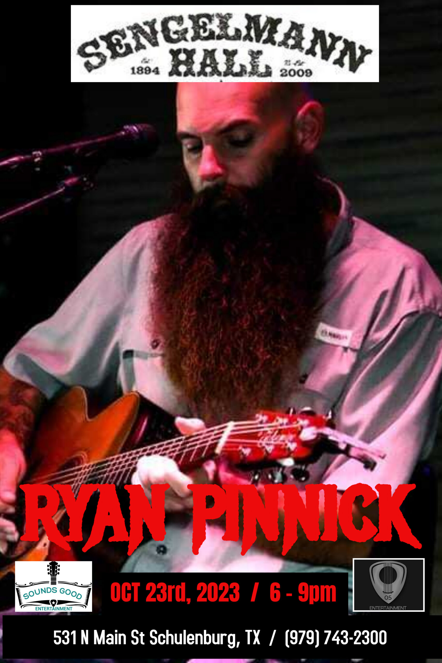 Ryan Pinnick @ Sengelmann Hall