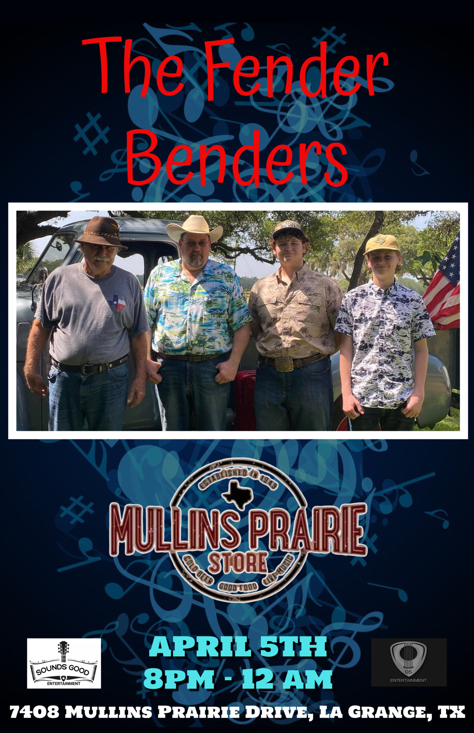 The Fender Benders @ Mullins Prairie Store